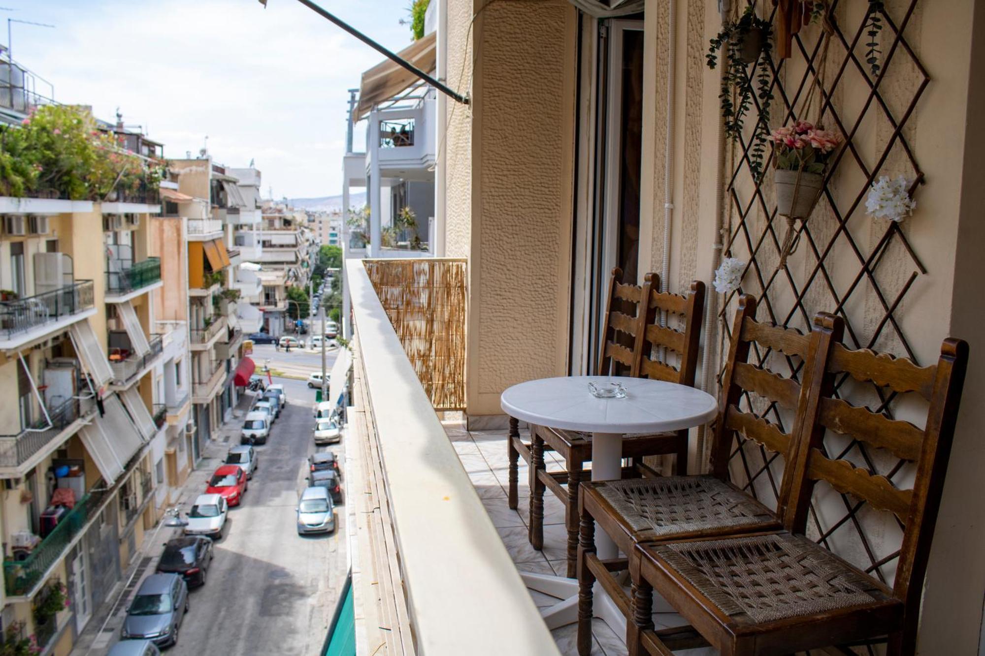 Acropolis Rooftop View, 200M From Neos Kosmos Metro Station Daire Atina Dış mekan fotoğraf